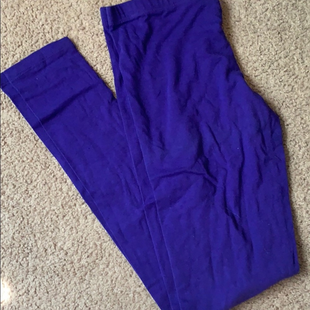 Zenana purple leggings